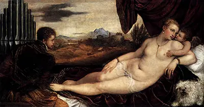 Venus and Cupid with an Organist Titian